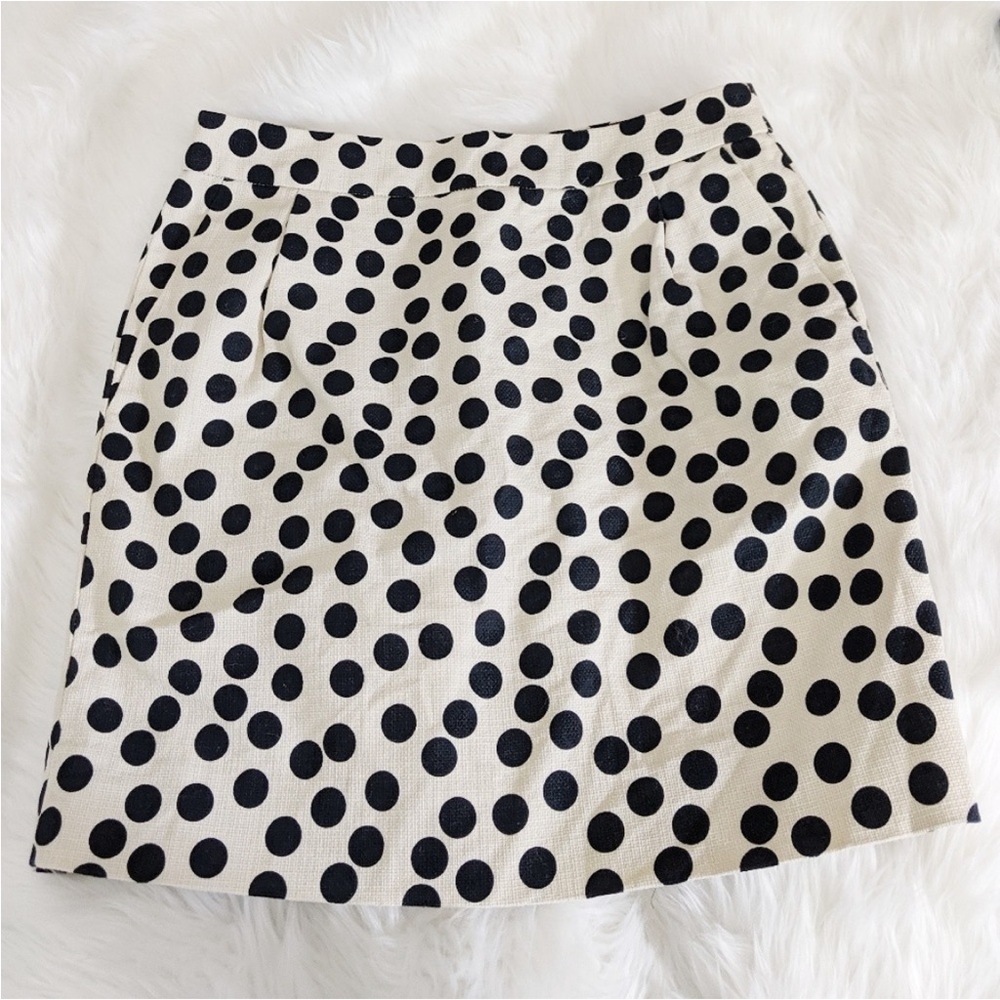 J Crew Polka Dot Skirt - 0